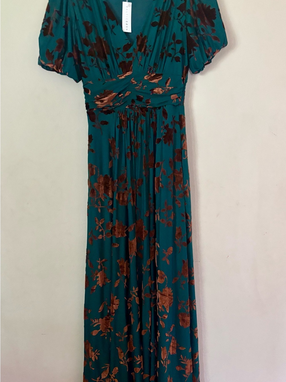 Baltic Born Leslie Velvet Maxi Dress NWT